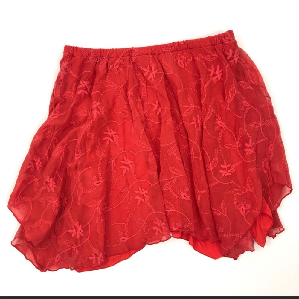 Free people lace flows shirt bandana style M